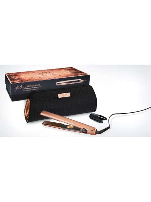 Styler ghd V copper luxe gift set
