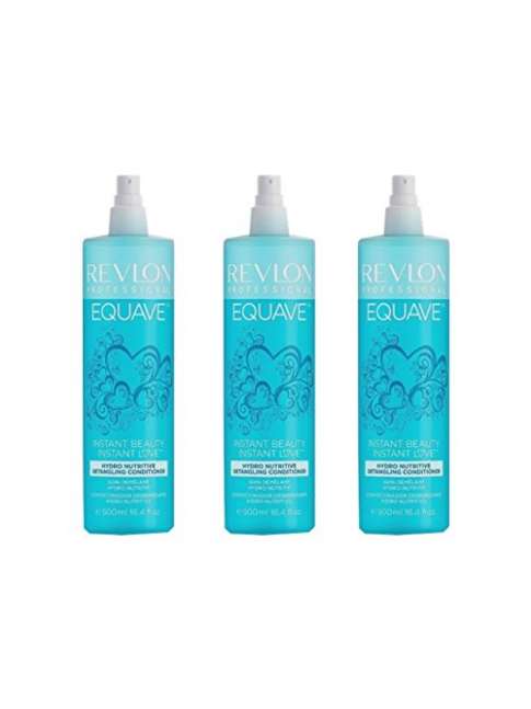 PACK 3 X EQUAVE 500ml HYDRO NUTRITIVE DETANGLING CONDITIONER 