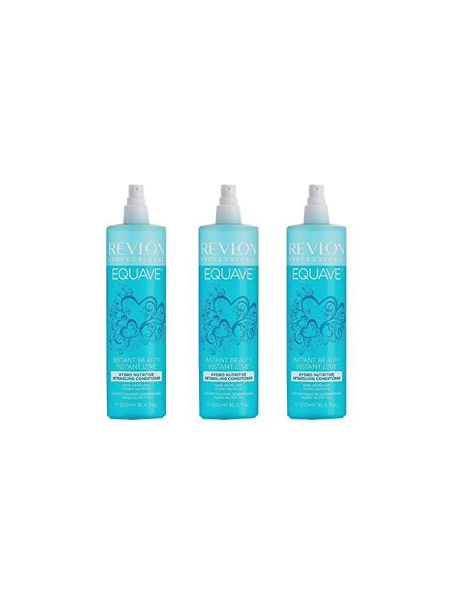 PACK 3 X EQUAVE 500ml HYDRO NUTRITIVE DETANGLING CONDITIONER 